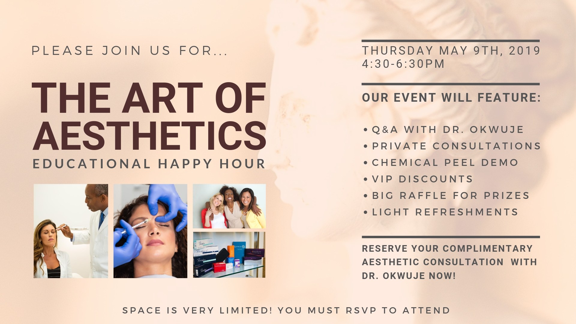 The Art of Aesthetics Happy Hour