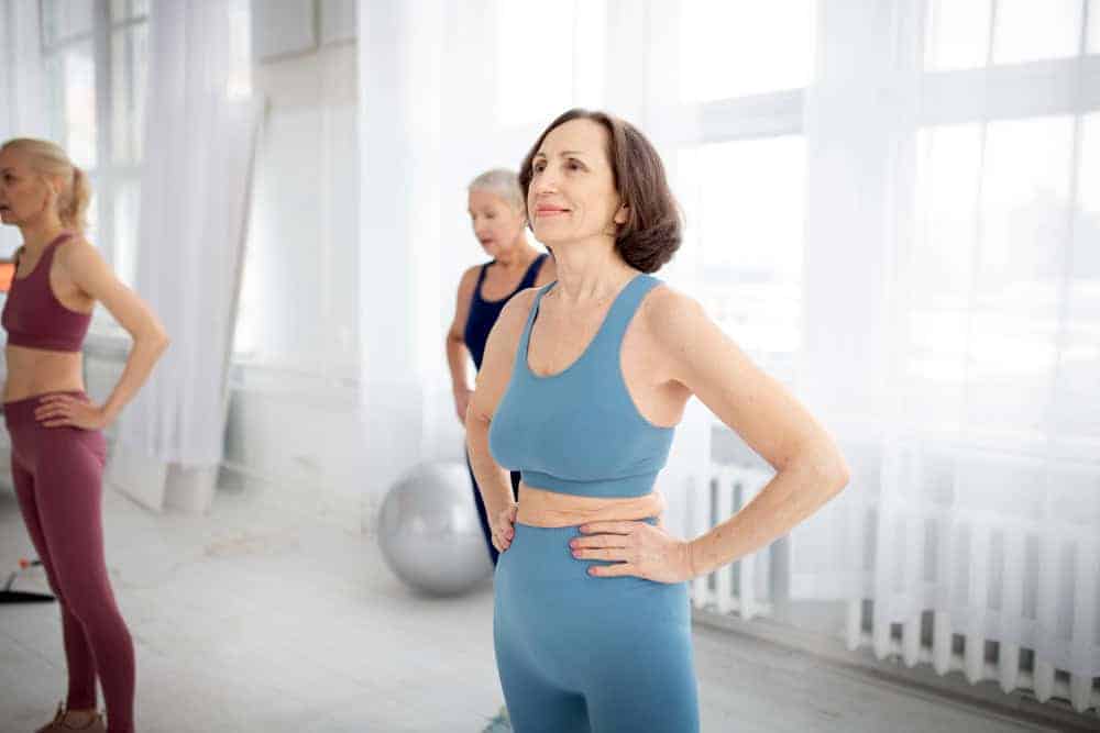 Woman exercising